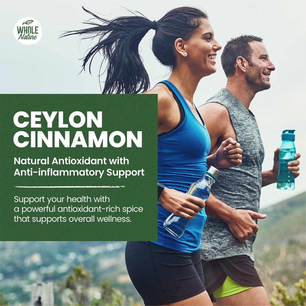Cinnamon Capsules 1200mg, Made With Organic Ceylon