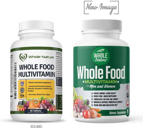 Image of Whole Nature Whole Food Multivitamin for Men & Women-2Pack