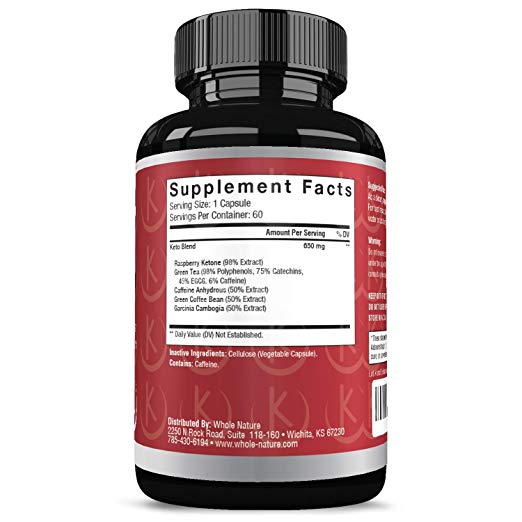 Whole Nature Keto Diet Pills - Whole Nature Vitamins & Supplements