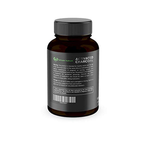 Image of Whole Nature Organic Coconut Activated Charcoal Capsules, - Whole Nature Vitamins & Supplements