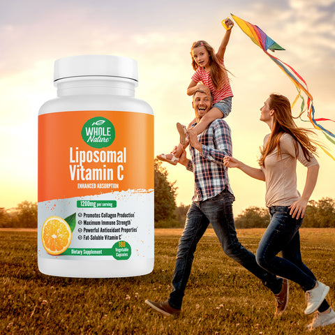 Image of Whole Nature Liposomal Vitamin C  1200 mg - Whole Nature Vitamins & Supplements