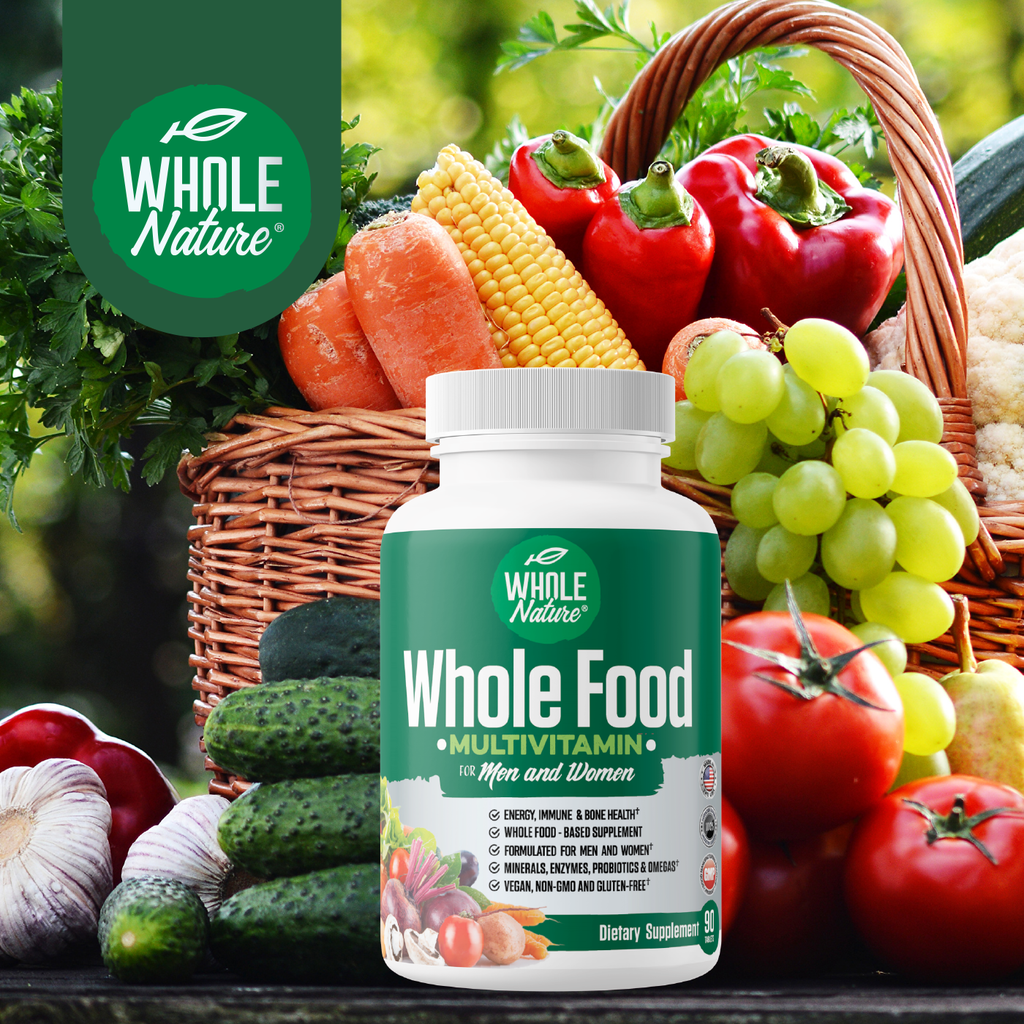 Whole Nature Whole Food Multivitamin for Men & Women-2Pack