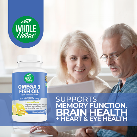 Image of Whole Nature Omega 3 Fish Oil 2400mg