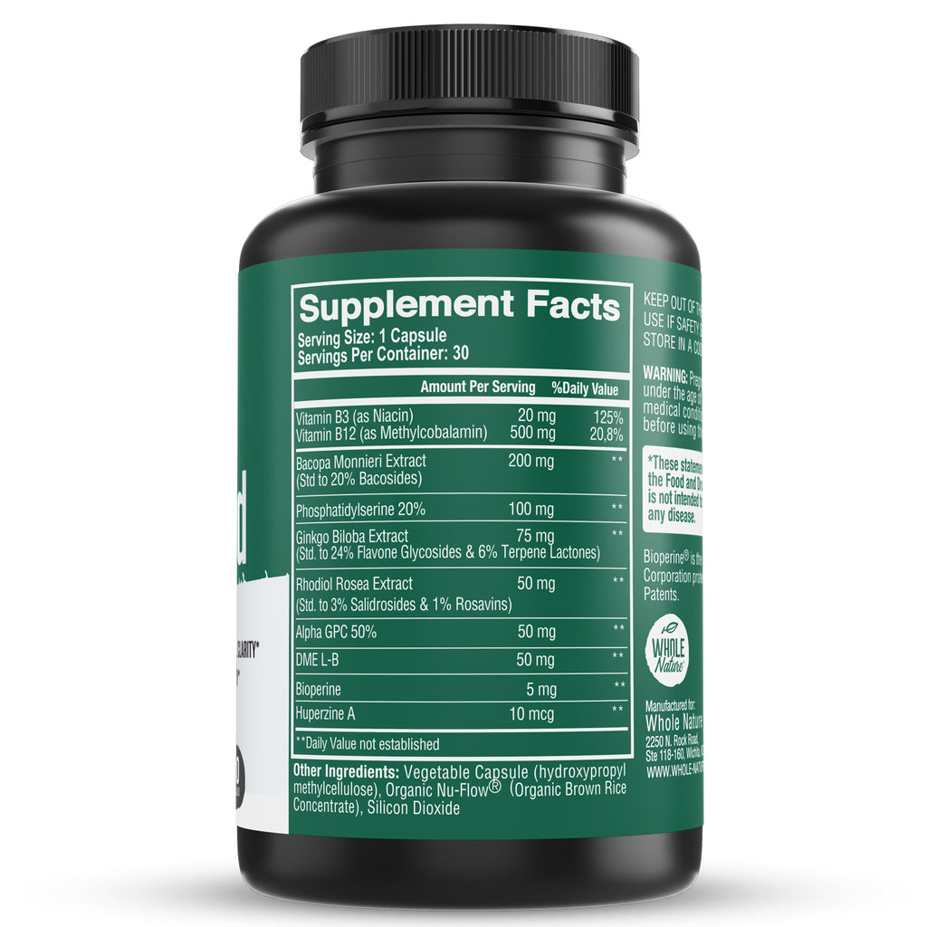 Whole Nature Brain Shield Supplement - Whole Nature Vitamins & Supplements