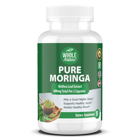 Image of Moringa Capsules, 800mg Organic Moringa Oleifera