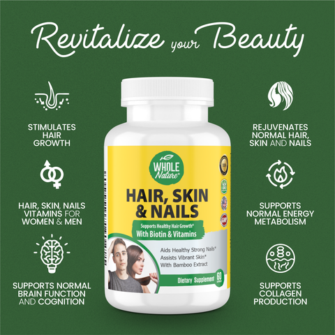 Image of Whole Nature Hair Skin Nails Vitamins with MSM