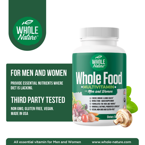 Image of Whole Nature Whole Food Multivitamin for Men & Women-2Pack