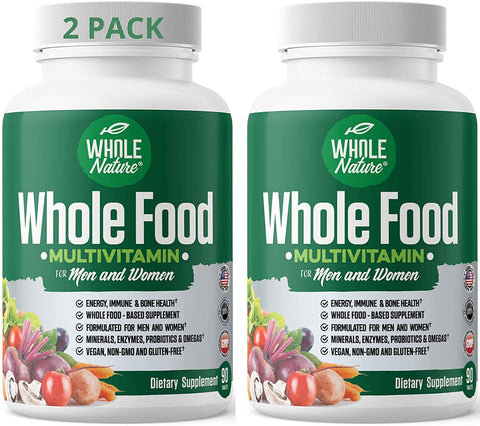 Image of Whole Nature Whole Food Multivitamin for Men & Women-2Pack