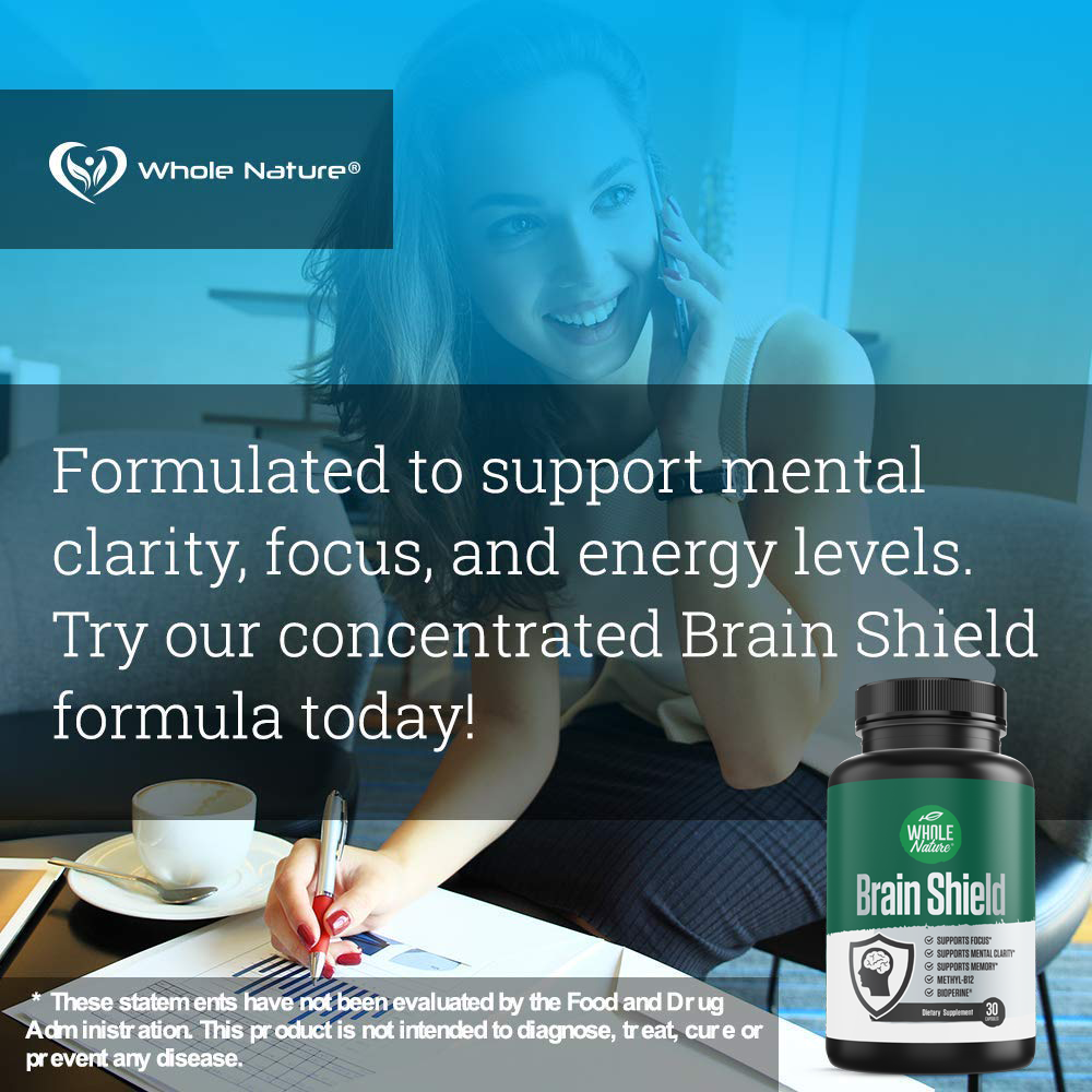 Whole Nature Brain Shield Supplement - Whole Nature Vitamins & Supplements