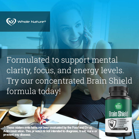 Image of Whole Nature Brain Shield Supplement - Whole Nature Vitamins & Supplements