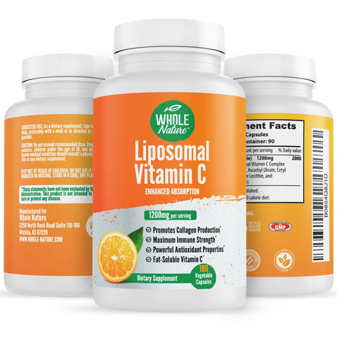 Image of Whole Nature Liposomal Vitamin C 1200 mg