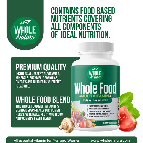 Image of Whole Nature Whole Food Multivitamin for Men & Women-2Pack