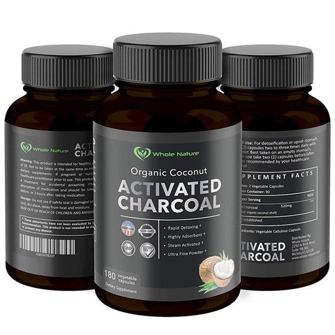 Image of Activated charcoal pills great for rapid full body detox